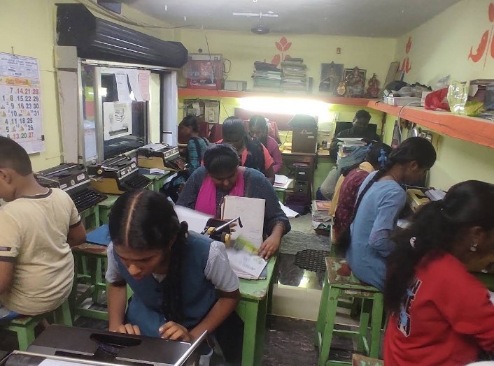 Students Practicing